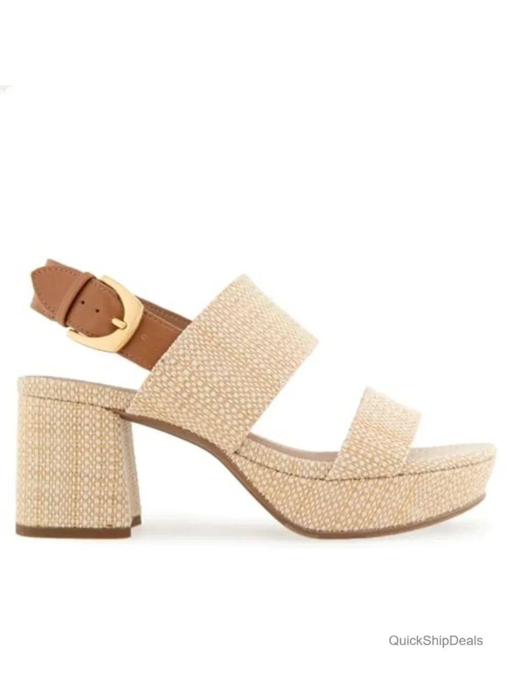 Platform Sandals with Adjustable Buckle and Ortholite Insole